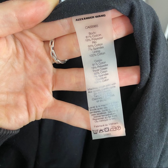 *SOLD ON DEPOP* OVERSIZED ZIPHOODIE ALEXANDER WANG - Picture 2 of 4